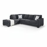 Atlanta Corner Lounge with Chaise - Slate