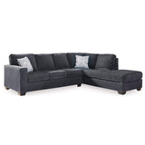 Atlanta Corner Lounge with Chaise - Slate