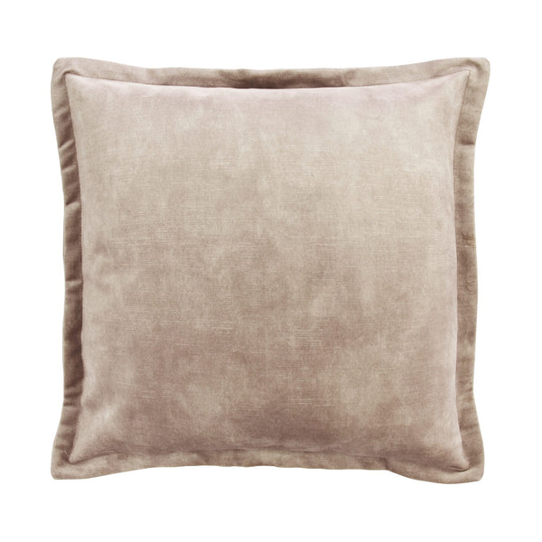 Essential Plush Velvet Cushion - Ivory