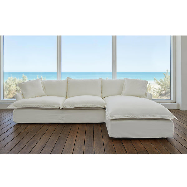 Luna 3 Seater with Chaise- Playful Optical