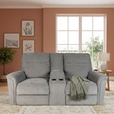 Terrance 2 Seater Power Recliner with Console