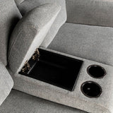 Terrance 2 Seater Power Recliner with Console