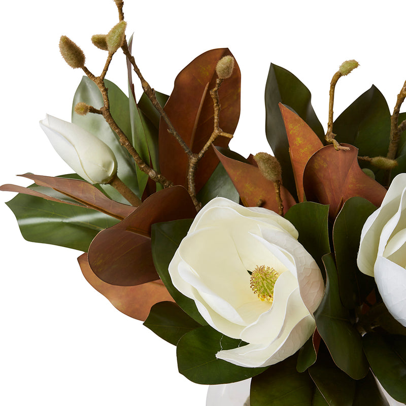 Magnolia Mix Alma Vase - White