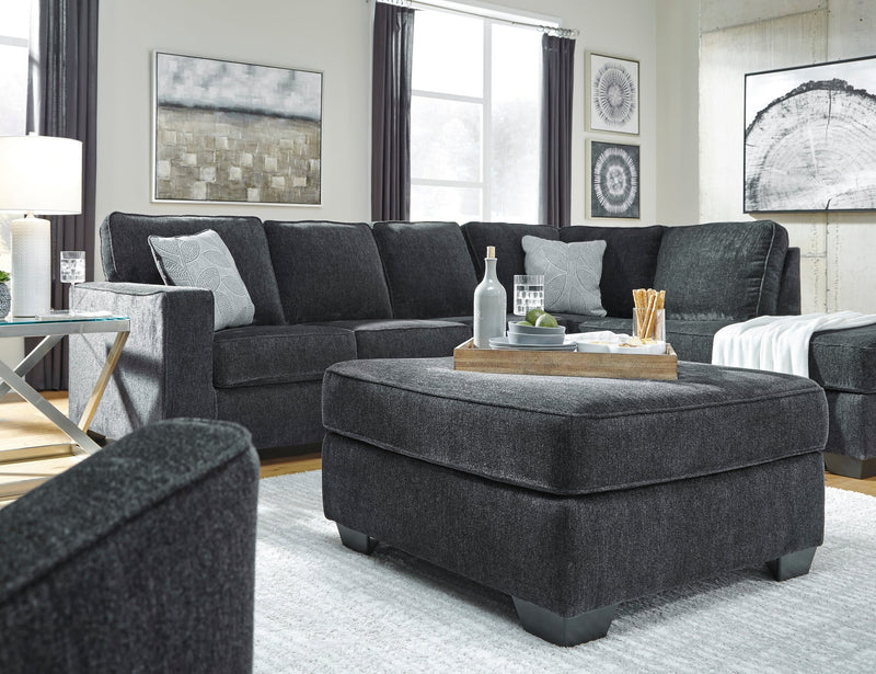 Atlanta Ottoman - Slate