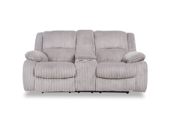 Bonnacraft Reclining 2 Seater with Console - Fog