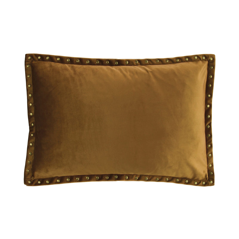Essential Fine Velvet Lumbar Cushion - Honeycomb