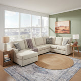 Elanville Chaise Lounge - Linen