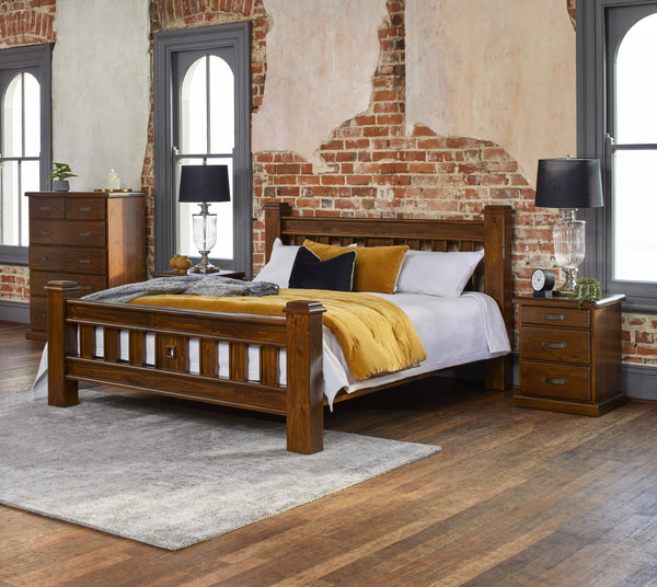 Victoria Bedroom Suite with Tallboy - King (Includes $200 off any King Mattress)