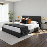 Willoughby Queen Bed with FREE Mattress - Charcoal