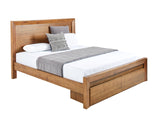 Lofty Bed with Drawer - Wormy Chestnut