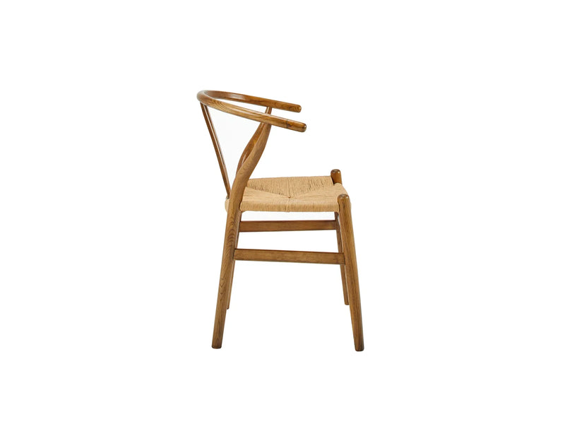 Elm Wishbone Chair - Walnut
