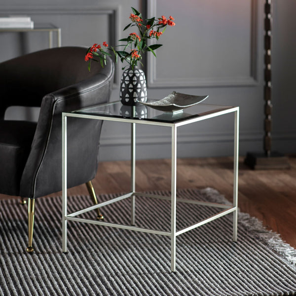 Rothbury Side Table - Silver