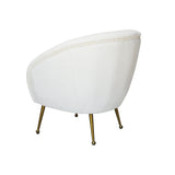 Como Accent Chair - Boucle Ivory