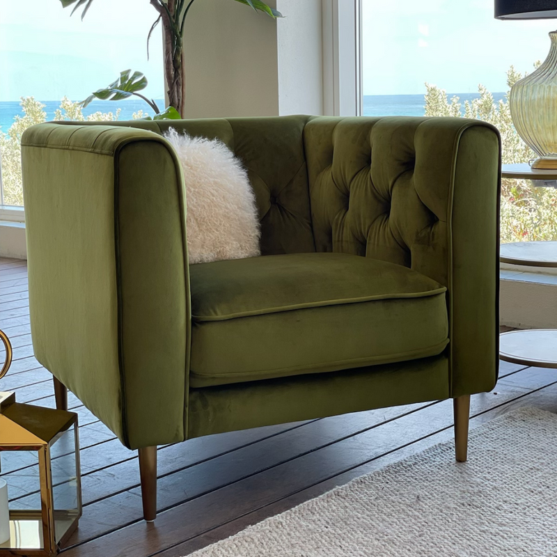 Bloomsburg Armchair - Apple Green