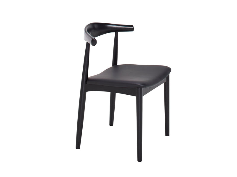 Elm Elbow Chair - Black