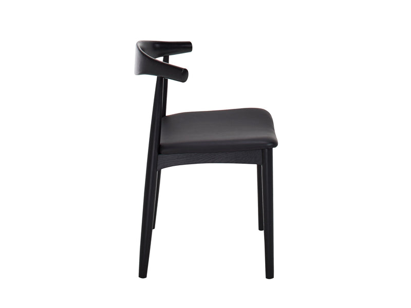 Elm Elbow Chair - Black