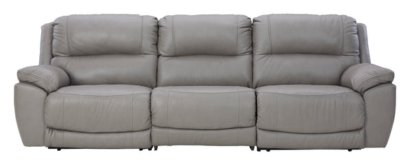 Roscoe 3 Seater with 2 Power Recliners - Grey