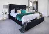 Allure Bed with Drawers - Midnight