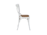Cross Back Chair (White)